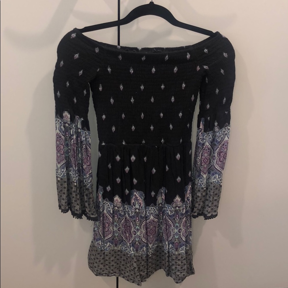 Ribbed Long-sleeve Dress